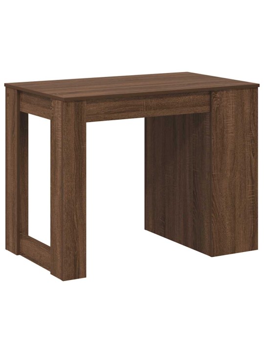 Psací stůl se zásuvkou a policí hnědý dub 102x62x77,5 cm