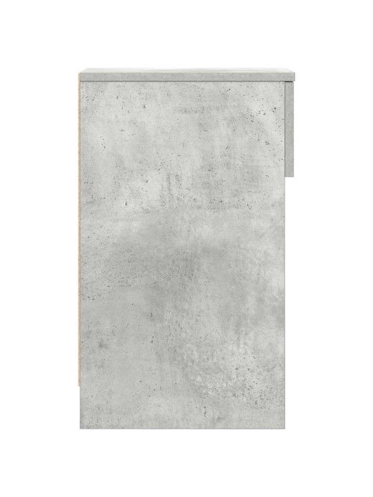 Noční stolky se zásuvkou 2 ks betonově šedá 20x36x60 cm