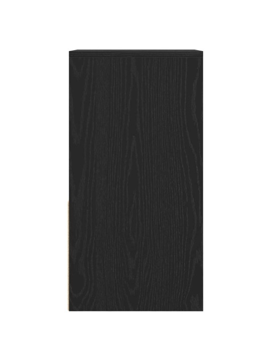 Noční stolky se zásuvkou 2 ks černý dub 35x34x66,5 cm