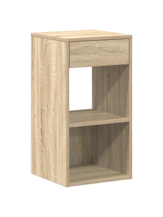 Noční stolky se zásuvkou 2 ks dub sonoma 35x34x66,5 cm