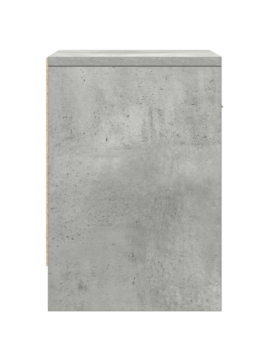 Noční stolky 2 ks se zásuvkou betonově šedé 39 x 28 x 41 cm