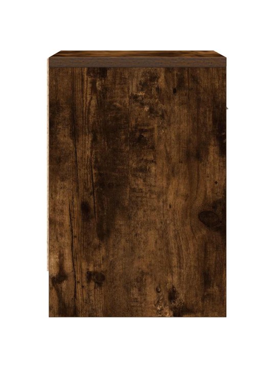 Noční stolky 2 ks se zásuvkou kouřový dub 39 x 28 x 41 cm