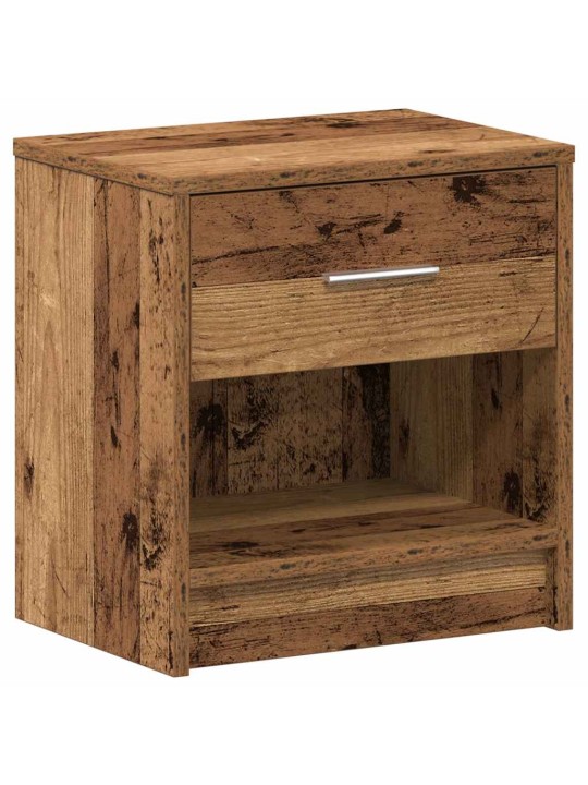 Noční stolek se zásuvkou old wood 39 x 28 x 41 cm