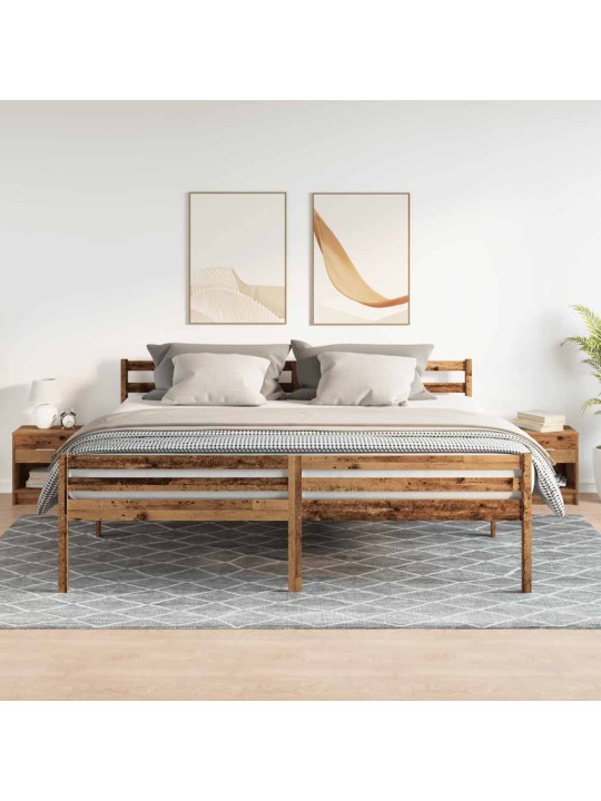 Noční stolky 2 ks se zásuvkou old wood 39 x 28 x 41 cm