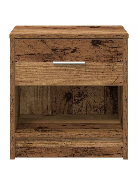 Noční stolky 2 ks se zásuvkou old wood 39 x 28 x 41 cm