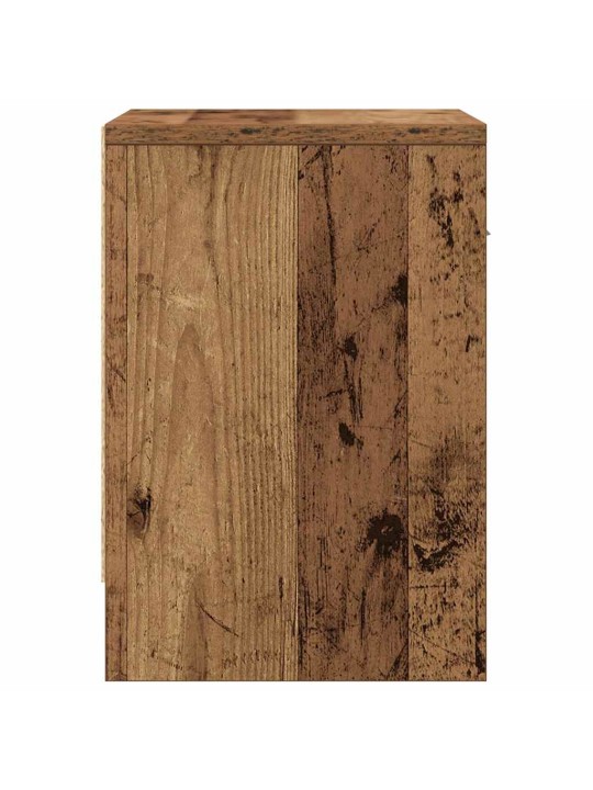 Noční stolky 2 ks se zásuvkou old wood 39 x 28 x 41 cm
