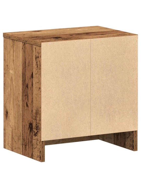 Noční stolky 2 ks se zásuvkou old wood 39 x 28 x 41 cm