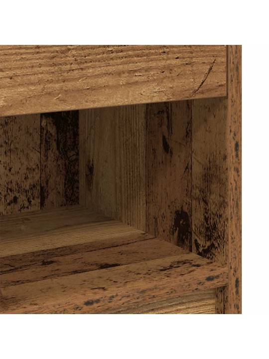 Noční stolky 2 ks se zásuvkou old wood 39 x 28 x 41 cm
