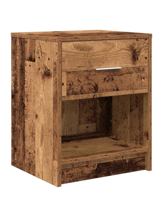 Noční stolek se zásuvkou old wood 40 x 34 x 50 cm