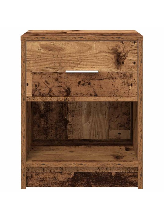 Noční stolek se zásuvkou old wood 40 x 34 x 50 cm