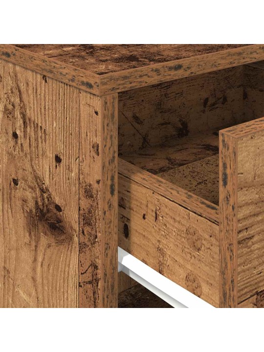 Noční stolek se zásuvkou old wood 40 x 34 x 50 cm