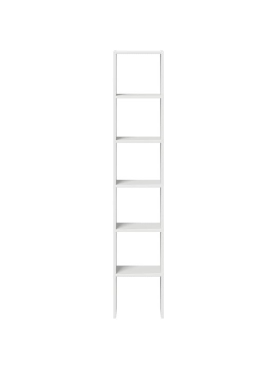 Stohovatelné knihovny 2 ks bílá 30x30x80 cm kompozitní dřevo