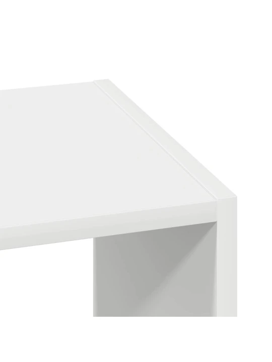 Stohovatelné knihovny 2 ks bílá 30x30x80 cm kompozitní dřevo