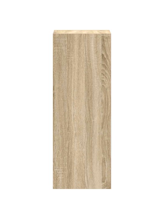 Stohovatelné knihovna dub sonoma 30x30x80 cm kompozitní dřevo