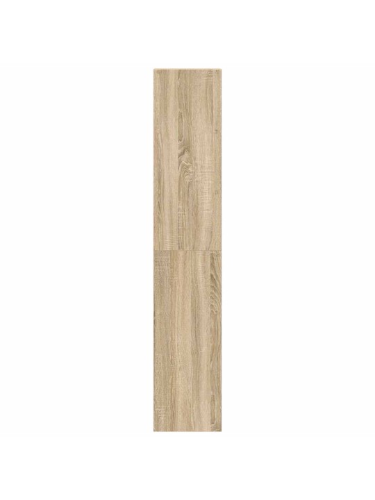 Stohovatelné knihovny 2 ks dub sonoma 30x30x80 cm kompozit