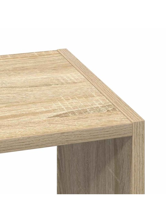 Stohovatelné knihovny 2 ks dub sonoma 30x30x80 cm kompozit