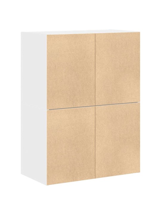 vida Skříňky s 2 zásuvkami 2 ks bílá 60x31x40 cm kompozitní dřevo