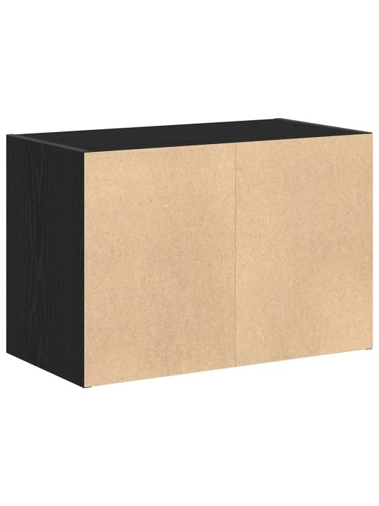 Vida skříňka s 2 zásuvkami černý dub 60x31x40 cm kompozitní dřevo