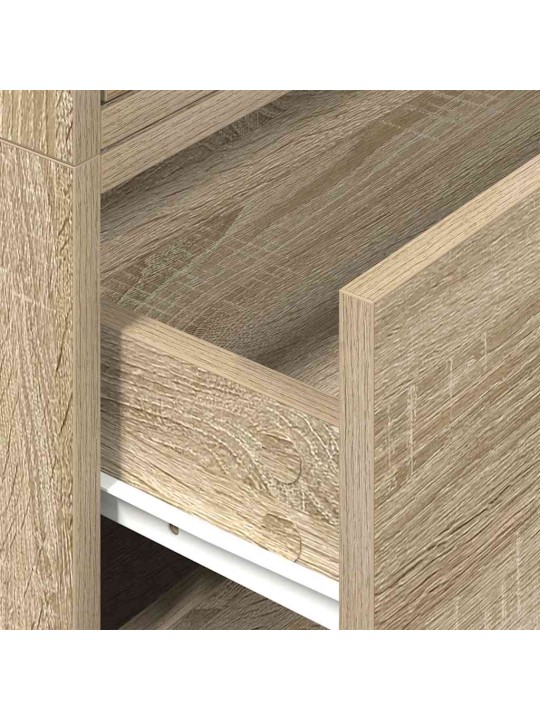 Vida skříňky s 2 zásuvkami 2 ks dub sonoma 60x31x40cm kompozitní dřevo