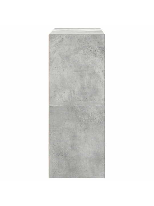 Vida skříňky s 2 zásuvkami 2 ks betonově šedá 60x31x40 cm kompozit