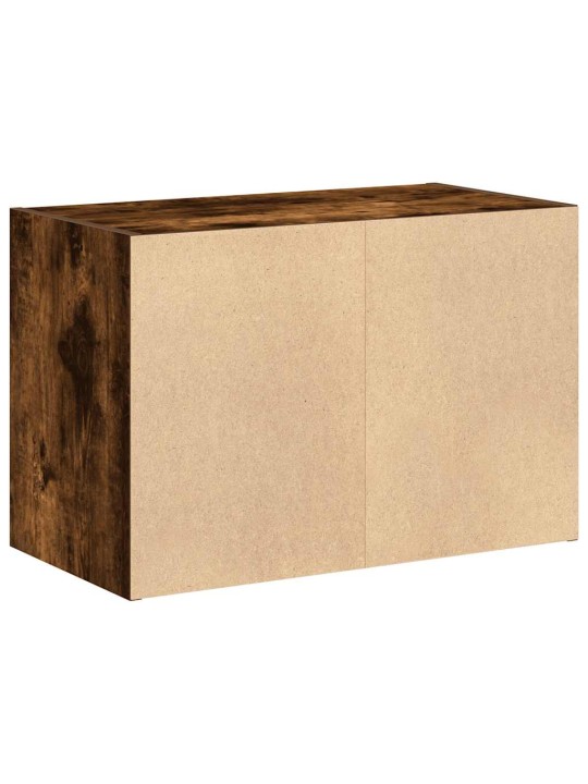 Vida skříňka s 2 zásuvkami kouřový dub 60x31x40 cm kompozitní dřevo