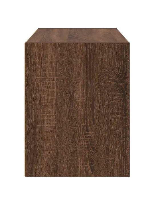 Vida skříňka s 2 zásuvkami hnědý dub 60x31x40 cm kompozitní dřevo