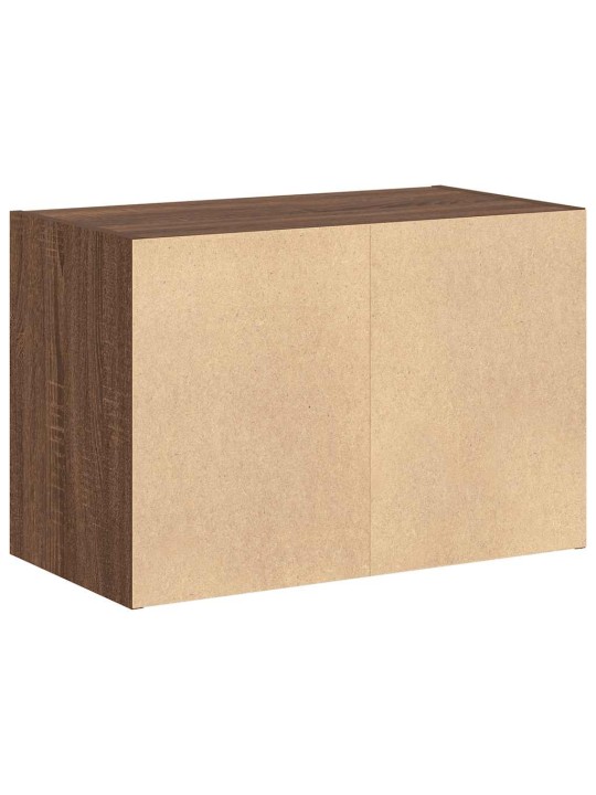 Vida skříňka s 2 zásuvkami hnědý dub 60x31x40 cm kompozitní dřevo