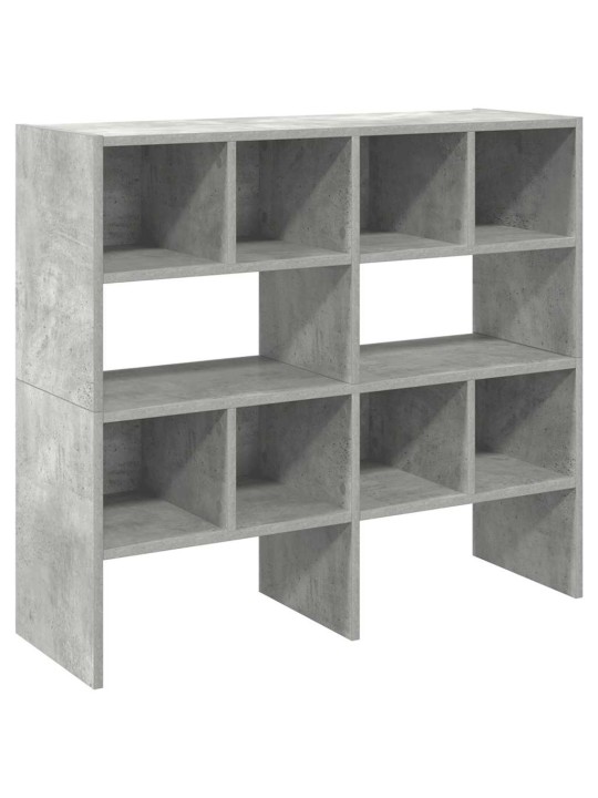 Stohovatelné botníky 2 ks betonově šedá 89,5x30x40 cm