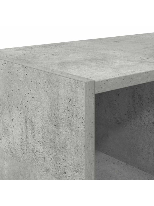 Stohovatelné botníky 2 ks betonově šedá 89,5x30x40 cm