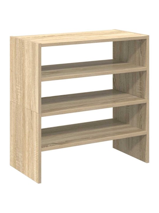 Stohovatelné botníky 2 ks dub sonoma 60x30x30,5 cm