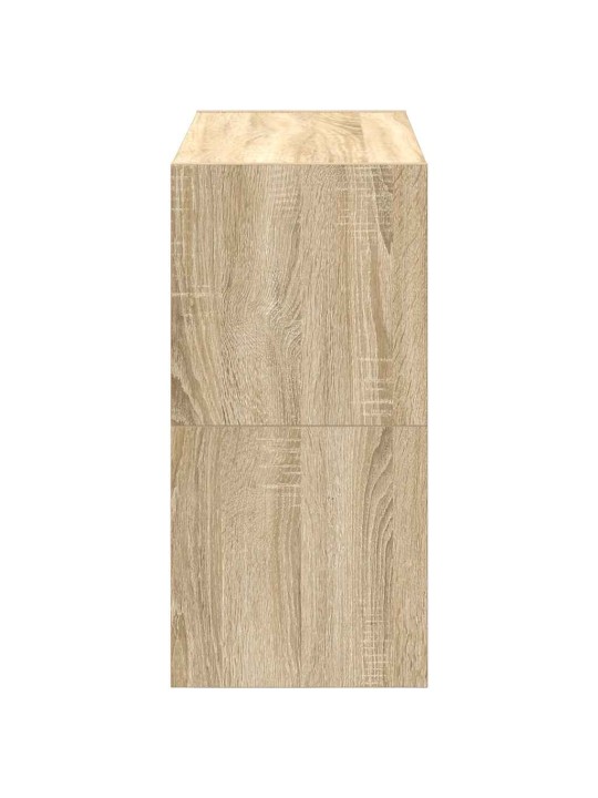 Stohovatelné botníky 2 ks dub sonoma 60x30x30,5 cm