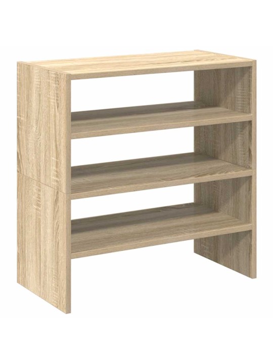 Stohovatelné botníky 2 ks dub sonoma 60x30x30,5 cm