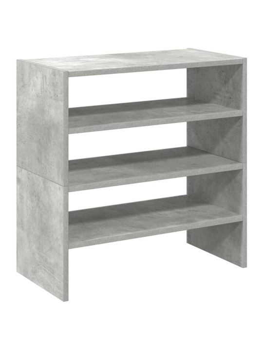 Stohovatelné botníky 2 ks betonově šedá 60x30x30,5 cm