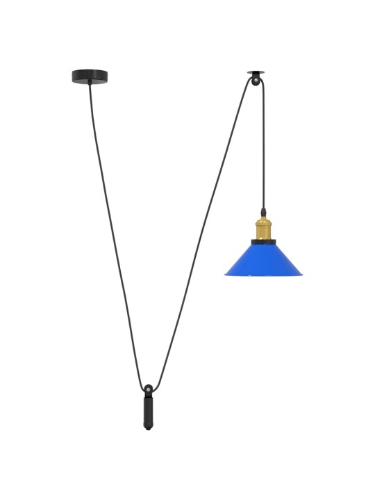Závěsné svítidlo nastavitelnou výškou e27 ø22 cm metal