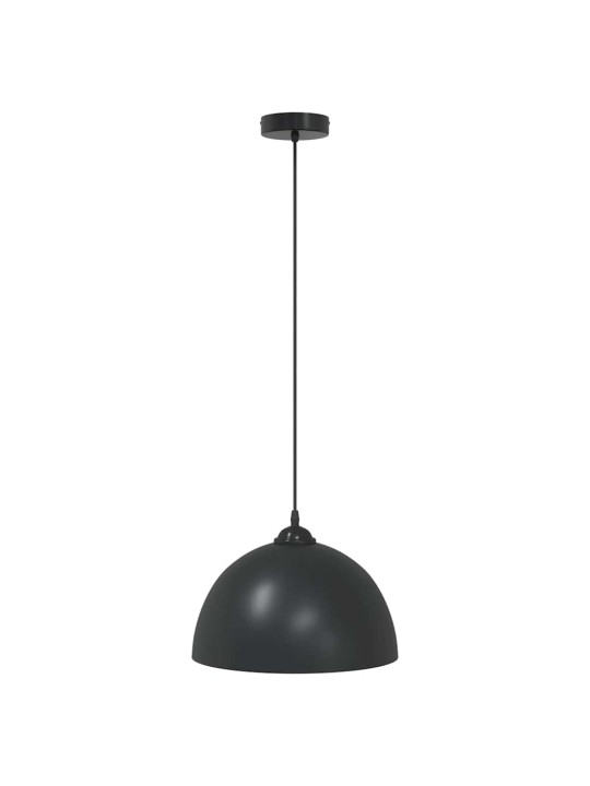 Závěsná svítidla 2 ks výškově nastavitelná e27 černá ø30 cm
