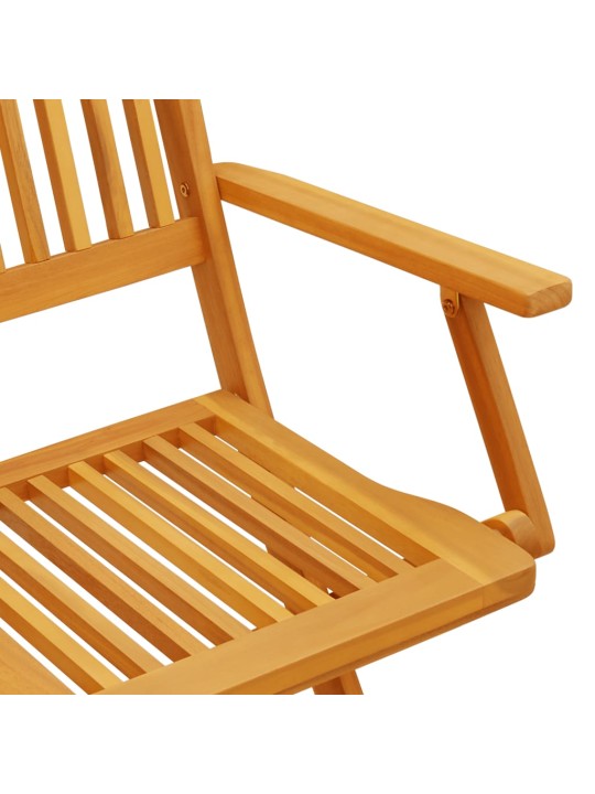 9dílný zahradní jídelní set 180x90x75 cm masivní akáciové dřevo