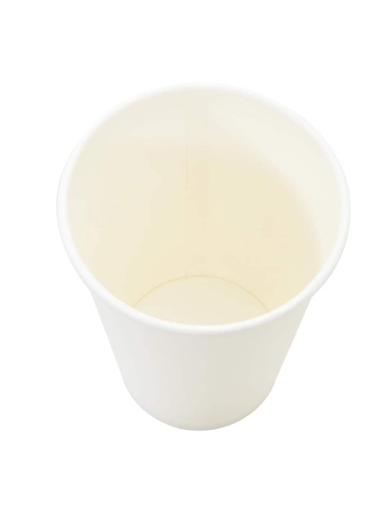Papírové kelímky na kávu 1000 pcs 12oz 300ml bílé
