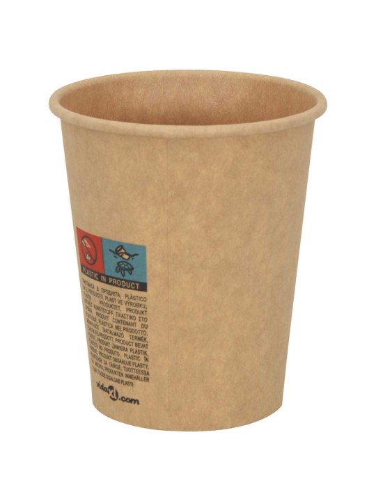 Papírové kelímky na kávu 1000 pcs 8oz 200ml hnědé