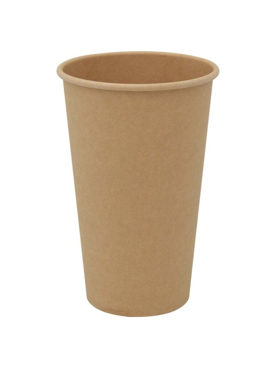 Papírové kelímky na kávu 1000 pcs 16oz 400ml hnědé