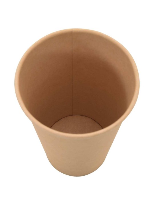 Papírové kelímky na kávu 1000 pcs 16oz 400ml hnědé