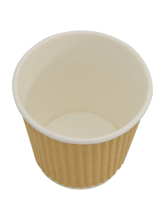 Papírové kelímky na kávu 1000 pcs 4oz 100ml hnědé