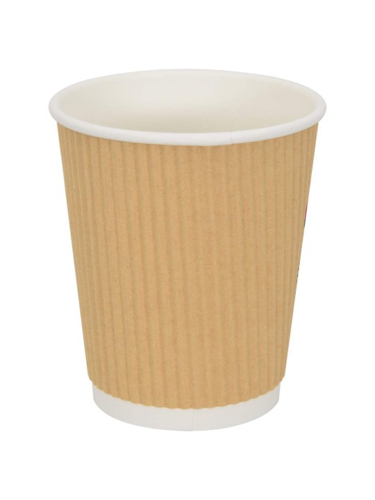 Papírové kelímky na kávu 500 pcs 8oz 200ml hnědé