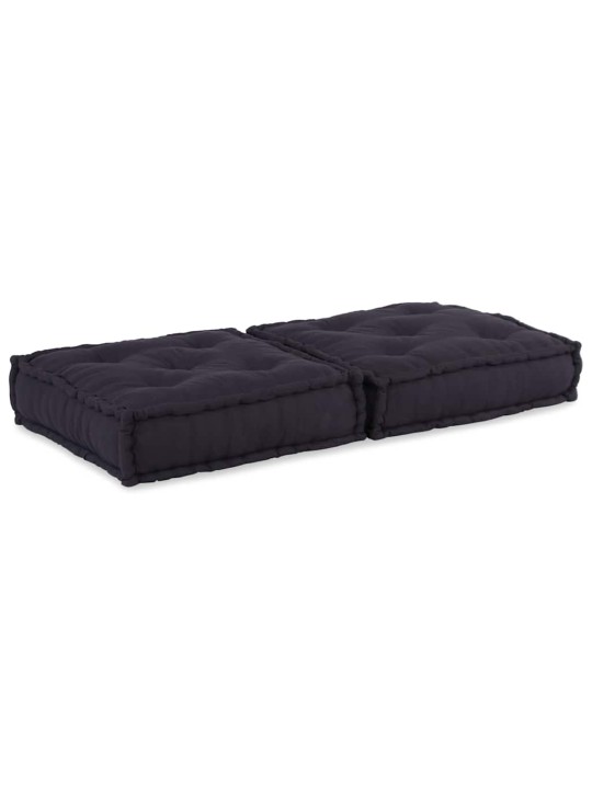 Modulární puf antracit 70x70x36 látka