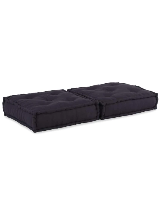 Modulární puf antracit 70x70x36 látka
