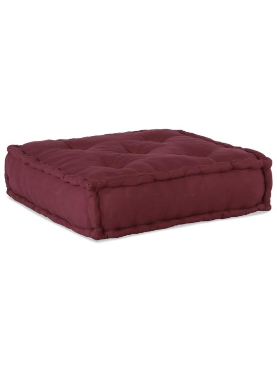Modular pouffe maroon 70x70x36 látka