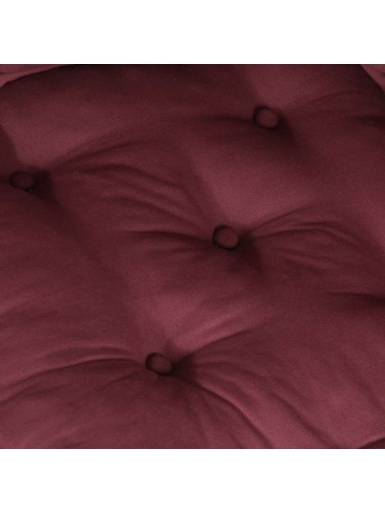 Modular pouffe maroon 70x70x36 látka
