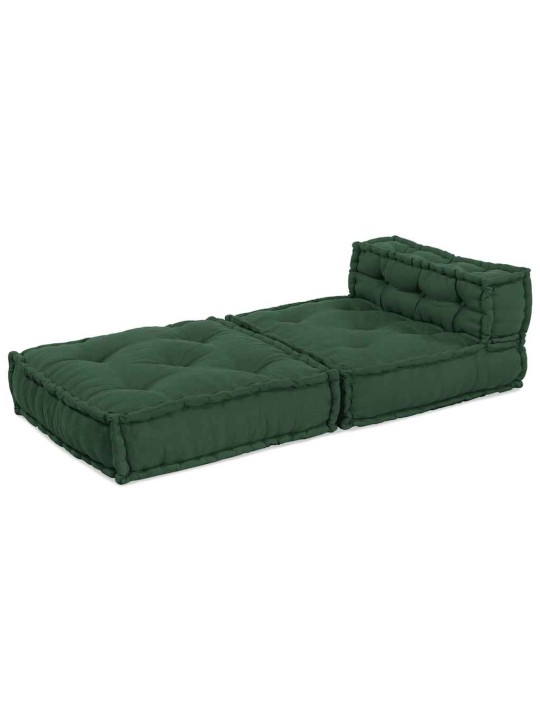 Modulární puf zelený 70x70x54 látka