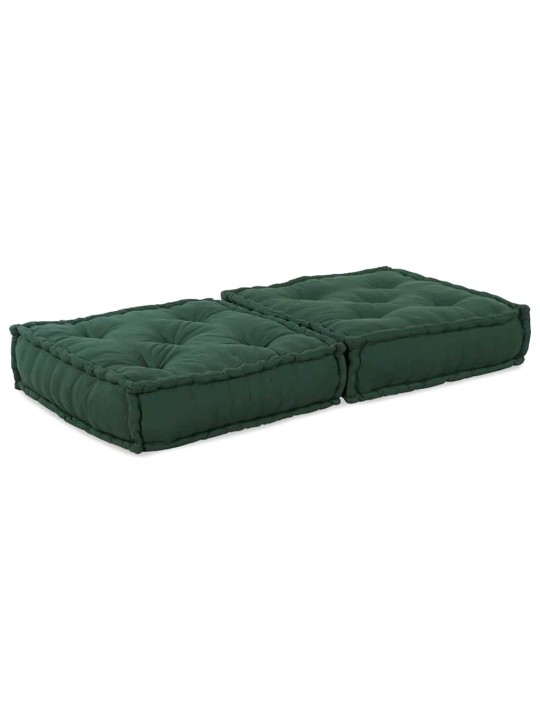 Modulární puf zelený 70x70x36 látka