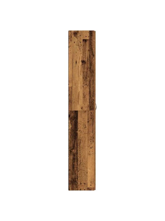 Skříň old wood 60 x 32 x 190 cm kompozitní dřevo