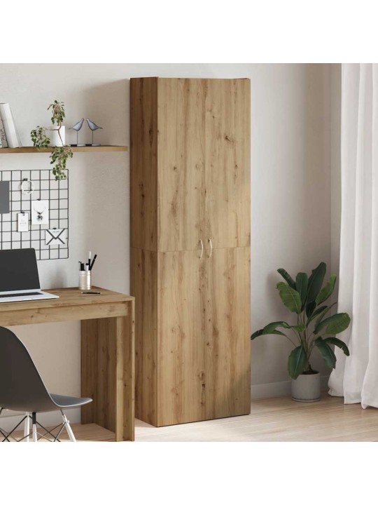 Skříň dub artisan 60 x 32 x 190 cm kompozitní dřevo